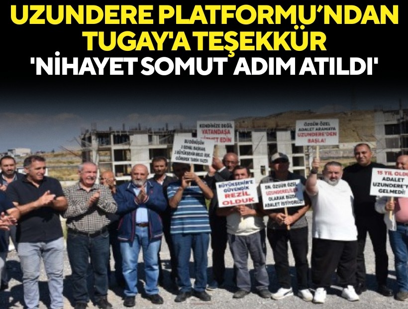 Uzundere Platformu’ndanTugay'a teşekkür: 'Nihayet somut bir adım'