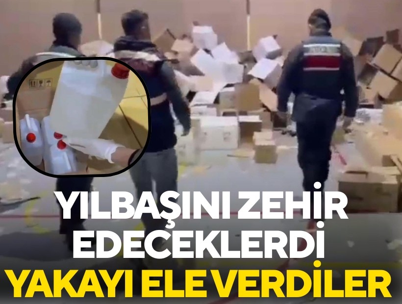 Yılbaşı öncesi İzmir'de 2 bin 850 litre sahte etil alkol ele geçirildi