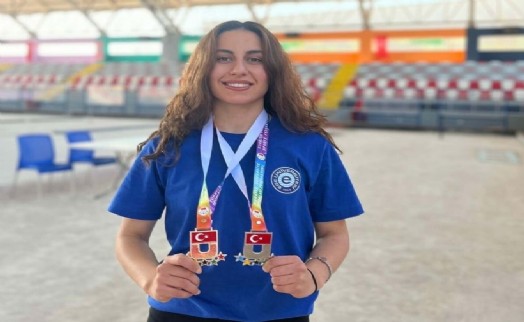 Egeli sporcu Beyza Tatarlı boccede şampiyon oldu