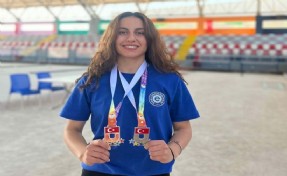 Egeli sporcu Beyza Tatarlı boccede şampiyon oldu