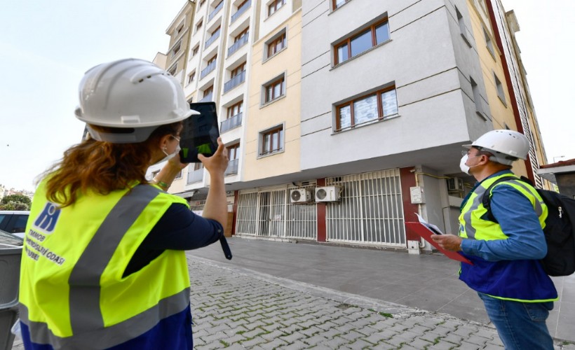 İzmir’de Bornova ve Bayraklı’da binaların üç boyutlu analizleri yapıldı