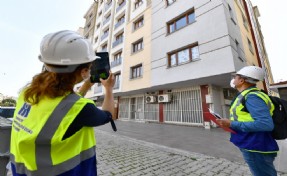 İzmir’de Bornova ve Bayraklı’da binaların üç boyutlu analizleri yapıldı