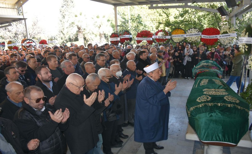 Kazada ölen iş insanı ile eşi, son yolculuğuna uğurlandı