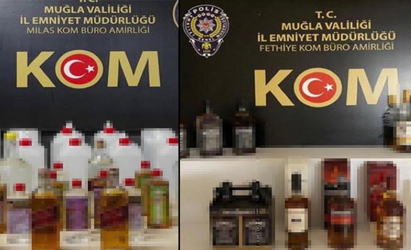 Muğla'da 'sahte içki' operasyonu; 11 gözaltı