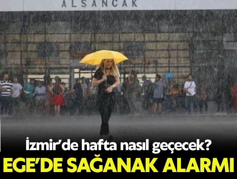 İzmir'de yağmur alarmı!