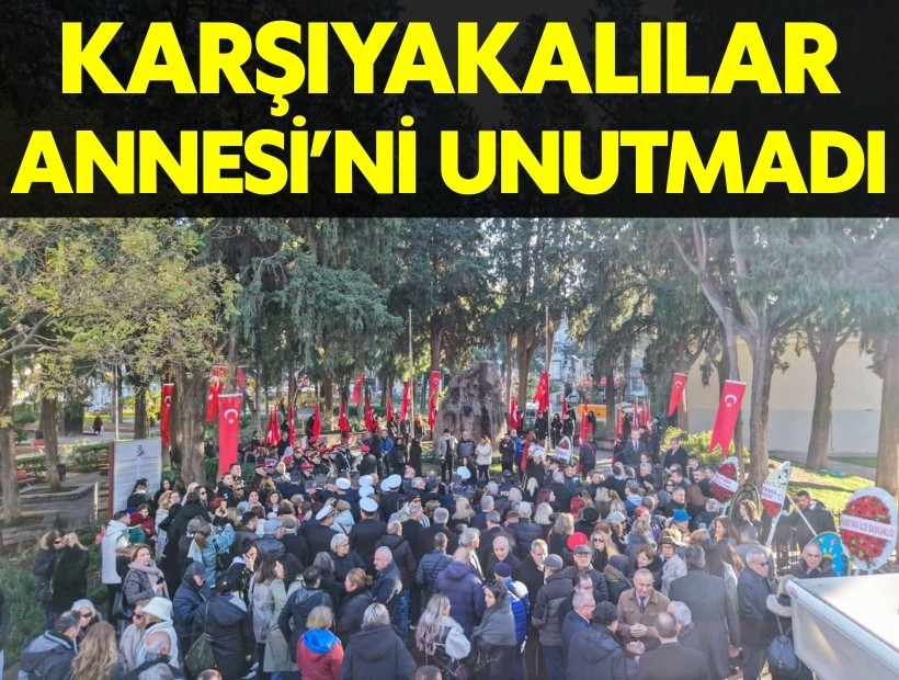Karşıyakalılar Annesini unutmadı: Zübeyde Hanım kabri başında anıldı