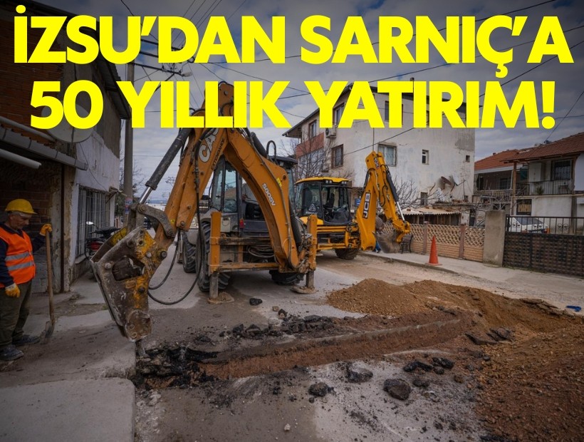 Sarnıç’ta içme suyu yatırımı hızla ilerliyor