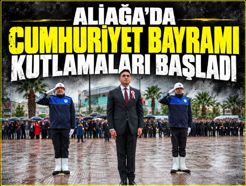 Aliağa’da Cumhuriyet Bayramı kutlamaları başladı