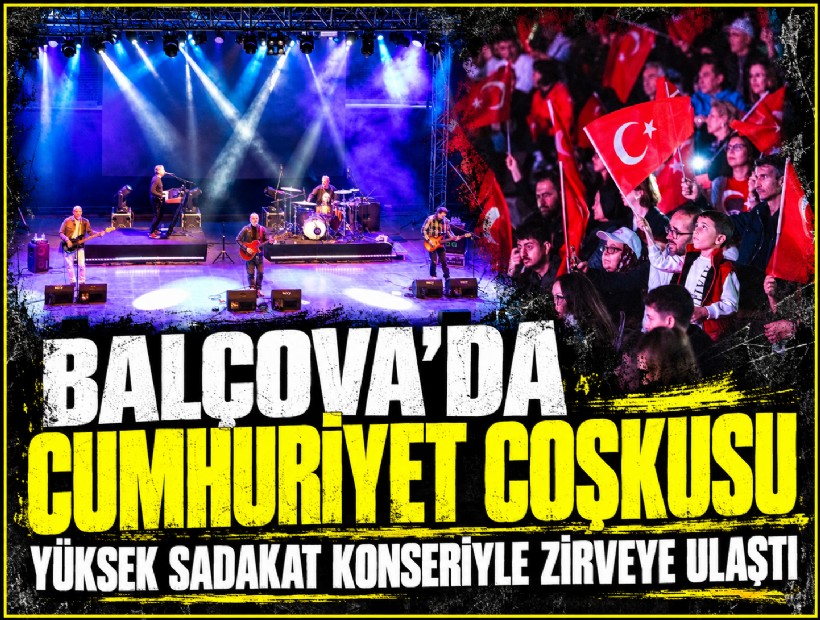 Balçova’da Cumhuriyet coşkusu Yüksek Sadakat konseriyle zirveye ulaştı