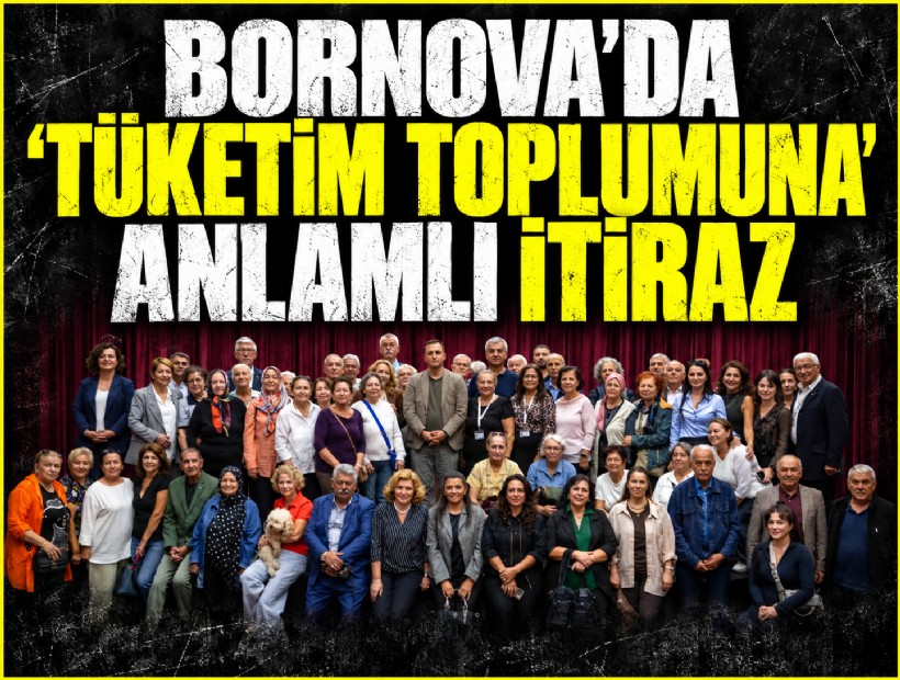 Bornova’da 'Tüketim Toplumuna' anlamlı itiraz