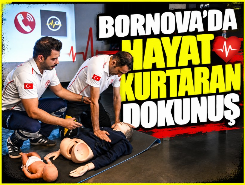 Bornova’da hayat kurtaran dokunuş