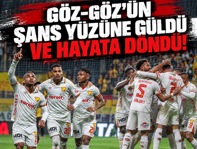 Göz-Göz'ün şans yüzüne göldü ve hayata döndü...