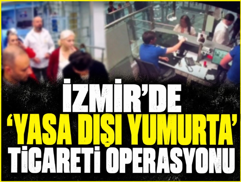 İzmir’de yasa dışı yumurta ticareti operasyonu