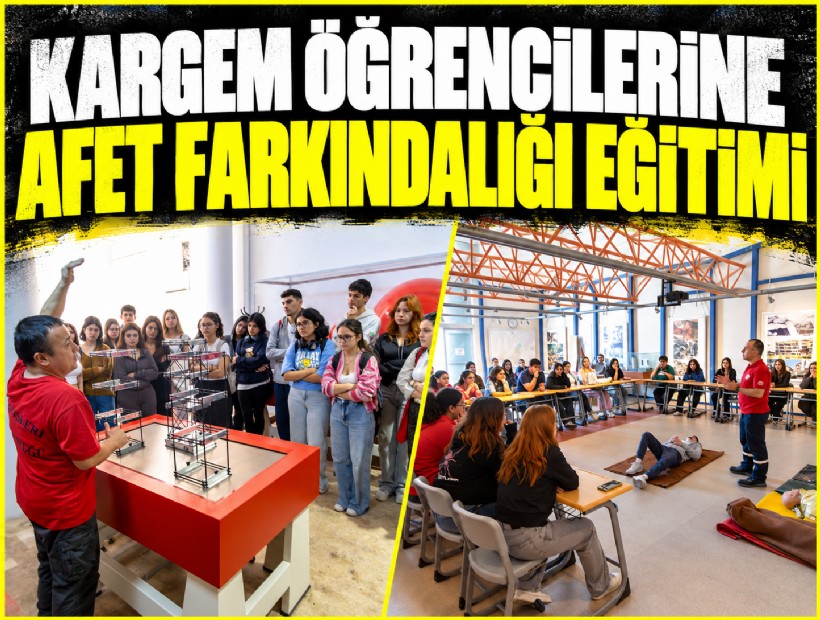 KARGEM öğrencilerine afet farkındalığı eğitimi