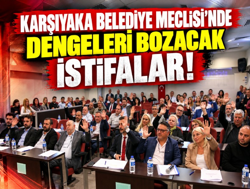 Karşıyaka Belediye Meclisi'nde şok istifalar! 4 meclis üyesi partisinden istifa etti