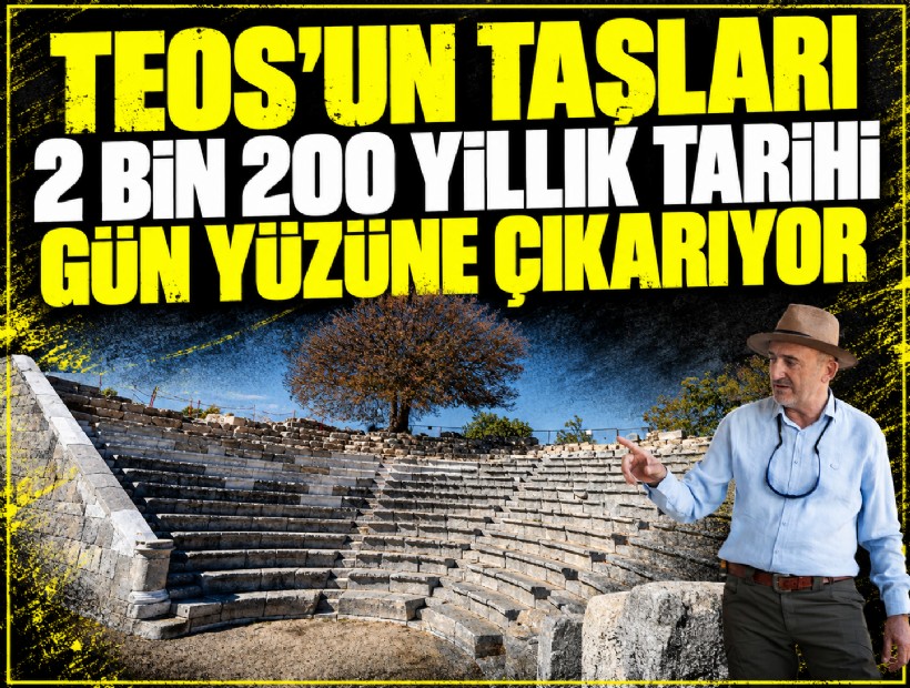 Teos’un taşları 2 bin 200 yıllık tarihi gün yüzüne çıkarıyor