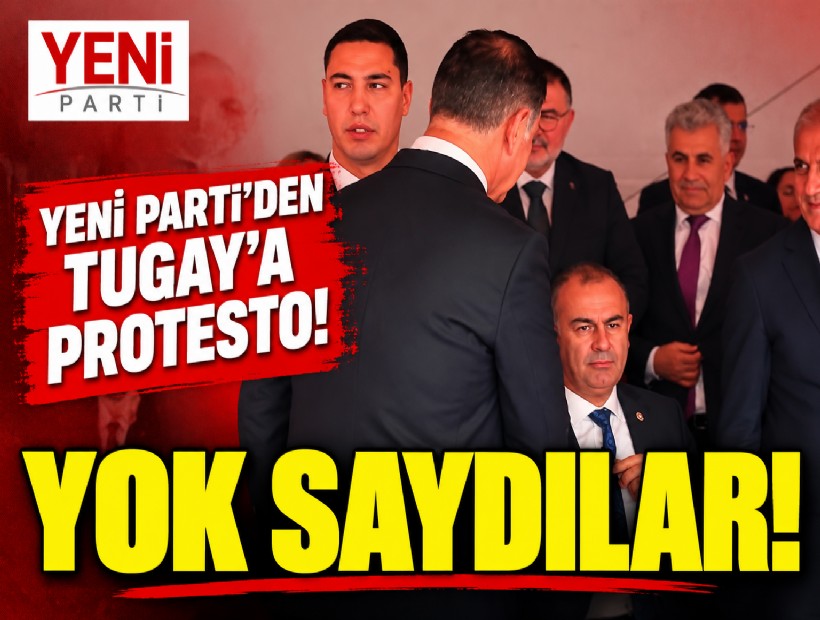 YENİ Partili vekillerden AK Partili Tugay'a protesto: Yok saydılar!