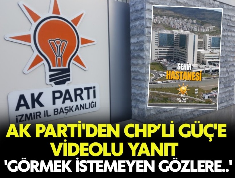 AK Parti'den Çağatay Güç'e videolu yanıt: 'Görmek istemeyen gözlere...'