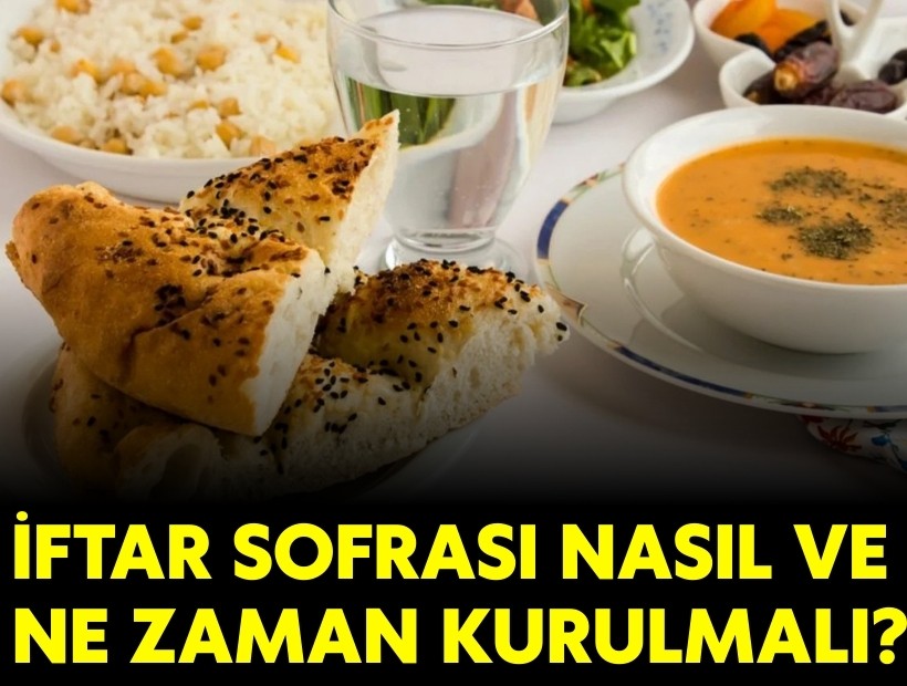 İlk iftar öncesi sofra ve sağlık uyarıları