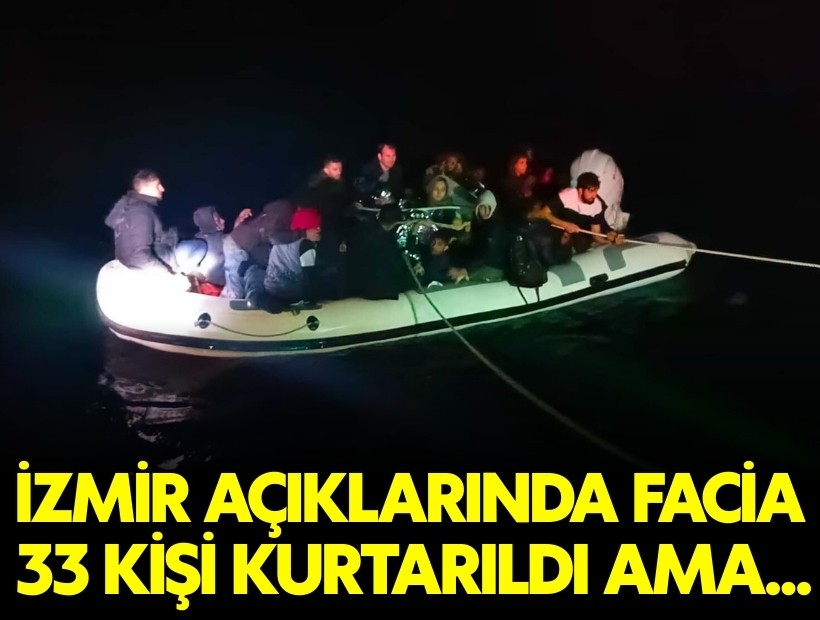 İzmir açıklarında göçmen faciası: 3 ölü 4 kayıp