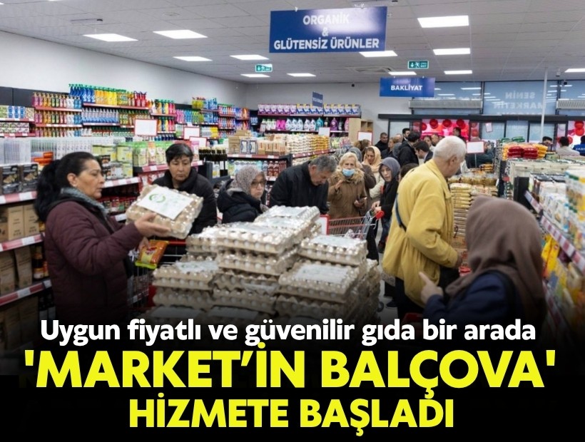 'Market’in Balçova' hizmete başladı: Uygun fiyatlı ve güvenilir gıda bir arada