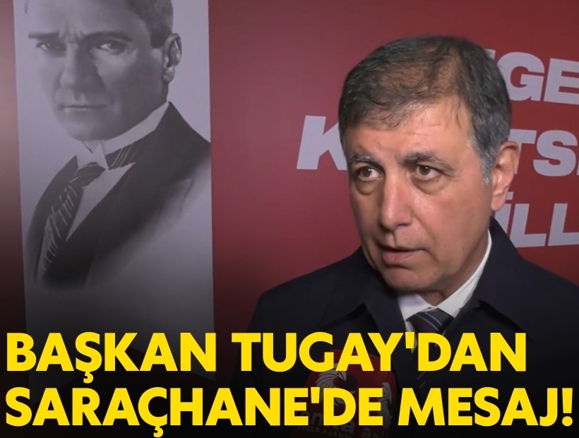 Başkan Tugay'dan Saraçhane'de mesaj: Demokrasi tarihine kara bir leke olarak geçti!