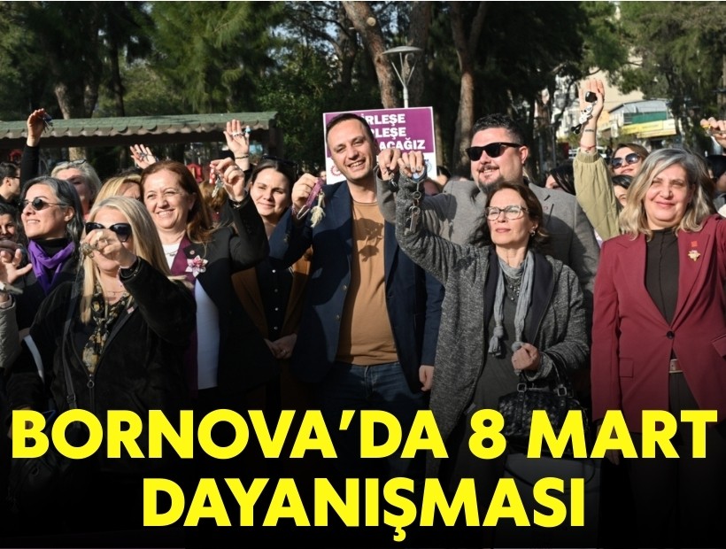 Bornova’da 8 Mart dayanışması