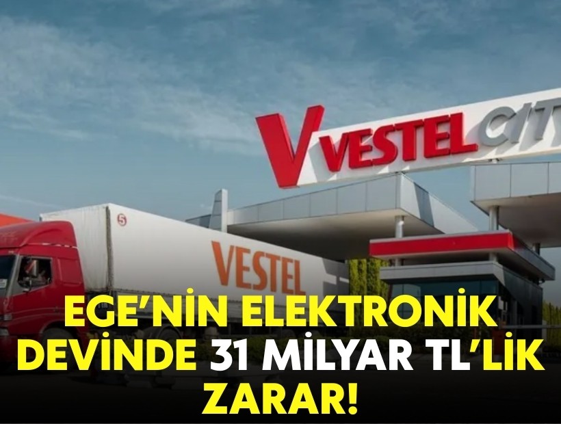 Ege'nin elektronik devinde 31 milyar TL'lik zarar!