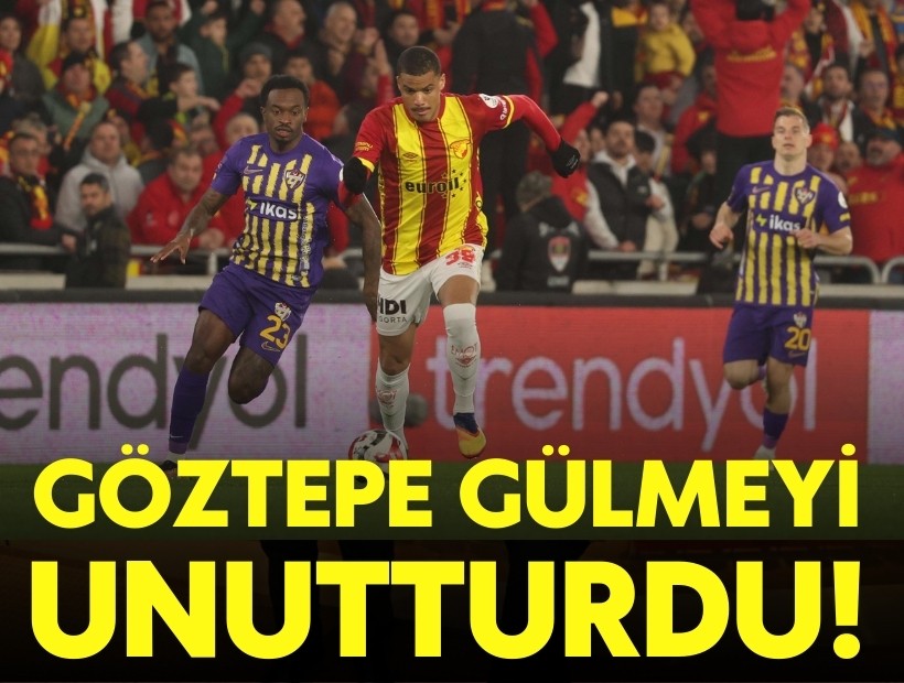 Göztepe gülmeyi unuttu