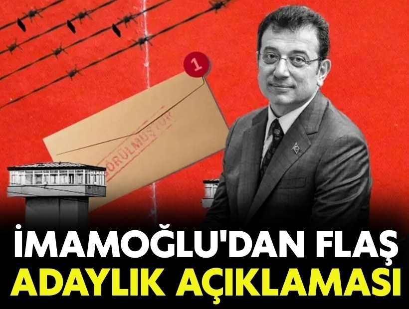 İmamoğlu'dan dikkat çeken adaylık açıklaması!