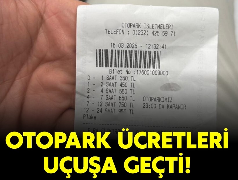 İzmir'de otopark fiyatları uçuşa geçti!
