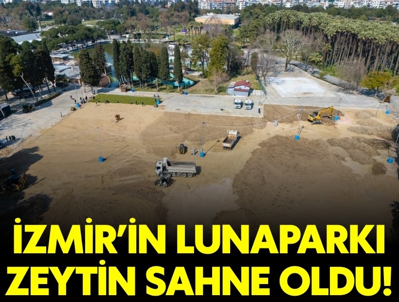 İzmir'in Lunaparkı Zeytin Sahne'ye dönüştü