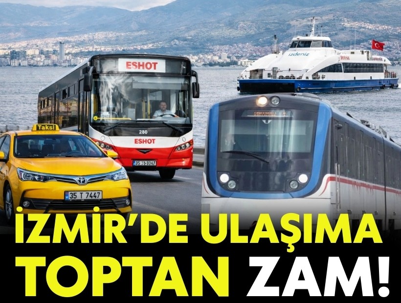 İzmir’de ulaşıma zam geliyor: Ücret tarifesi ortaya çıktı!