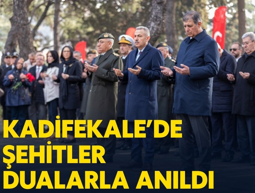 Kadifekale’de 18 Mart şehitleri dualarla anıldı