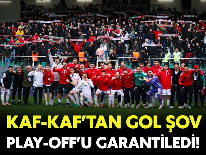 Karşıyaka’dan gol şov: Play-Off’u garantiledi