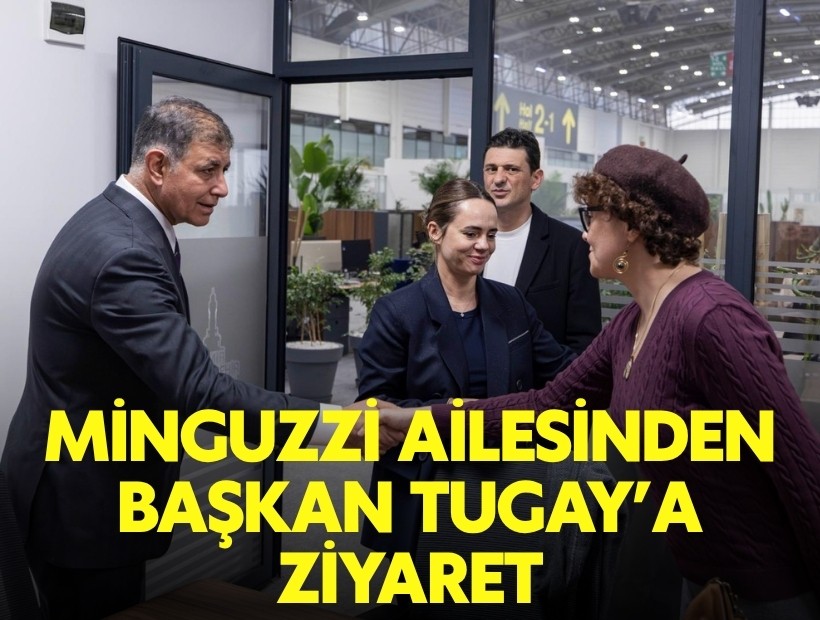 Minguzzi ailesinden Başkan Tugay’a ziyaret