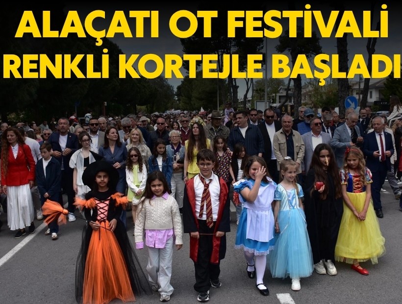 15. Alaçatı Ot Festivali renkli kortejle başladı
