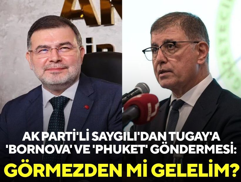 AK Parti'li Saygılı'dan Tugay'a 'Bornova' ve 'Phuket' göndermesi: Görmezden mi gelelim?