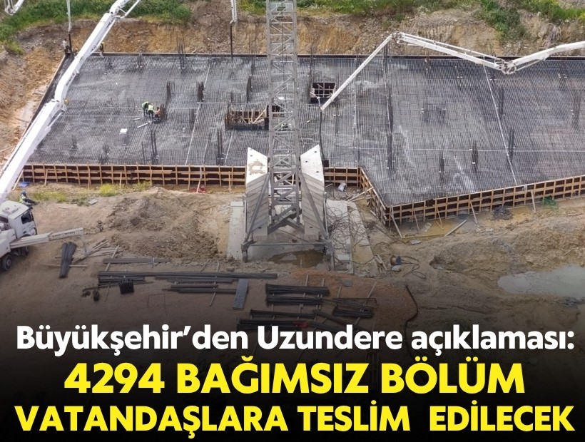 Büyükşehir’den Uzundere açıklaması: '4294 bağımsız bölüm vatandaşlara teslim edilecek'
