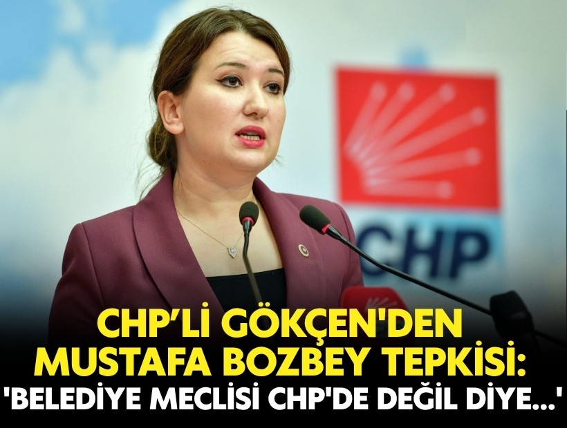 CHP’li Gökçen'den Mustafa Bozbey tepkisi: 'Belediye meclisi CHP'de değil diye...'