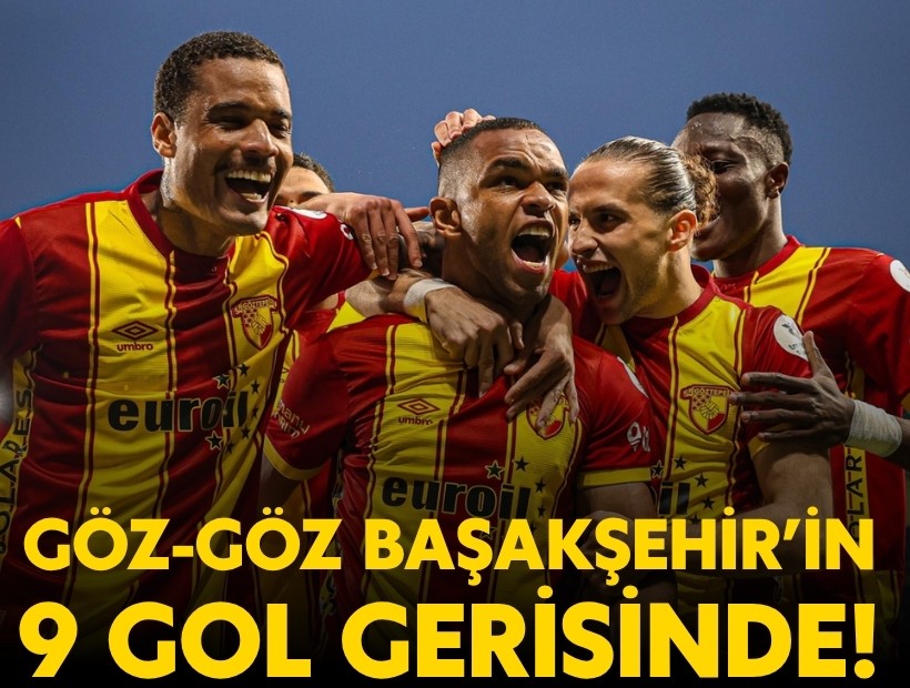 Göz-Göz Başakşehir'in 9 gol gerisinde!
