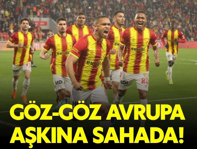 Göztepe Avrupa aşkına sahada
