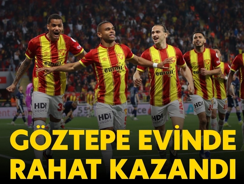 Göztepe evinde rahat kazandı
