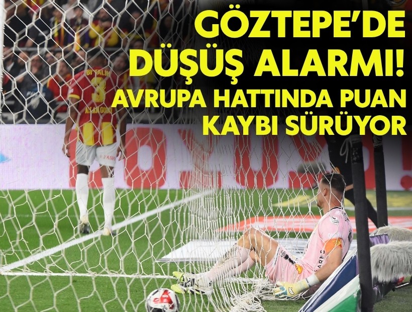 Göztepe’de düşüş alarmı: Avrupa hattında puan kaybı sürüyor