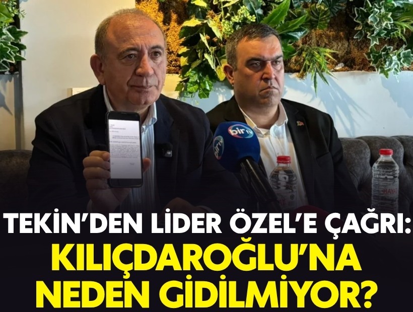 Gürksel Tekin'den Özel'e çağrı: Kılıçdaroğlu'na neden gidilmiyor?