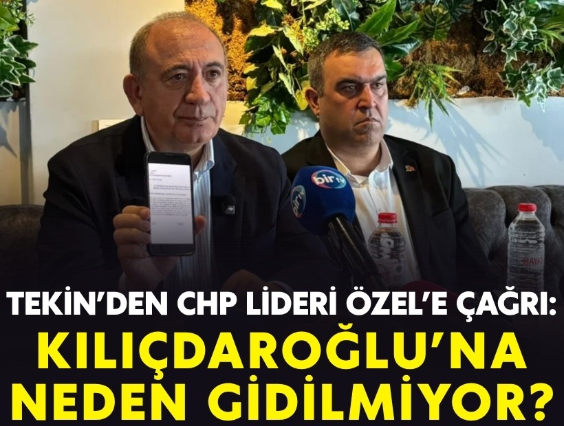 Gürksel Tekin'den Özel'e çağrı: Kılıçdaroğlu'na neden gidilmiyor?