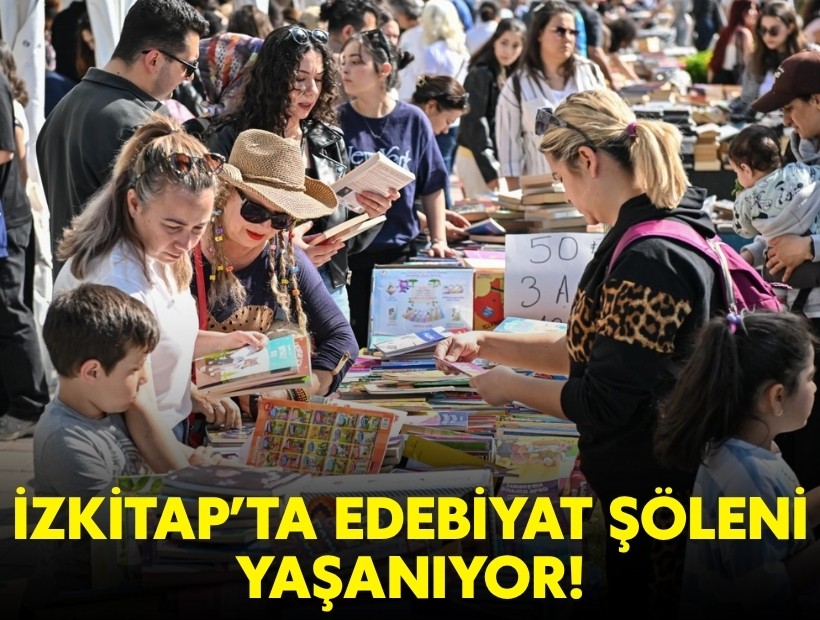 İZKİTAP’ta edebiyat şöleni yaşanıyor