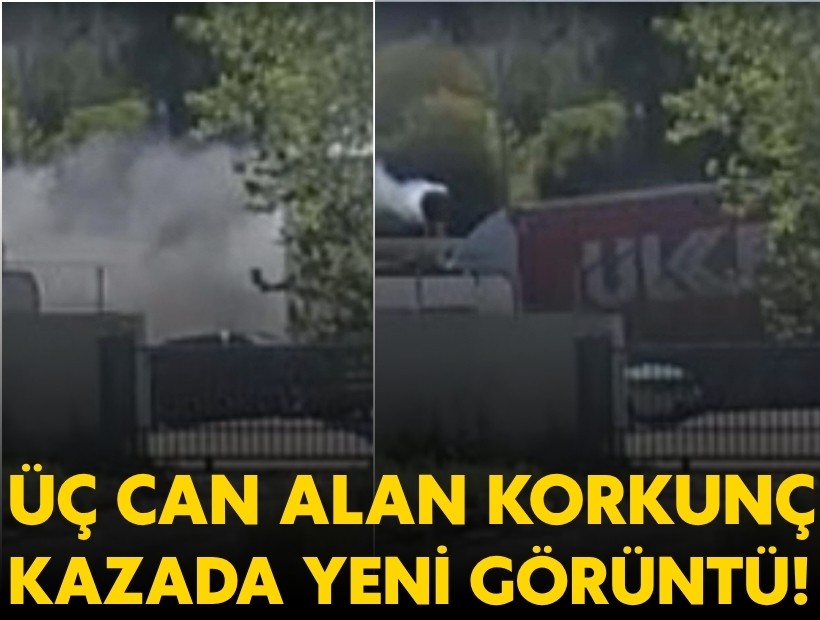 İzmir'de biri şehit üç can alan kazanın yeni görüntüsü ortaya çıktı