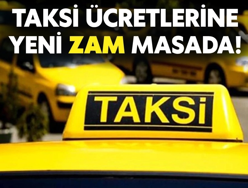 İzmir'de taksi ücretlerine yeni zam masada!