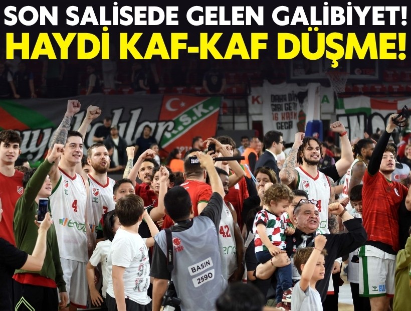 Kaf-Kaf son salisede kazandı umudunu sürdürdü: 68-67